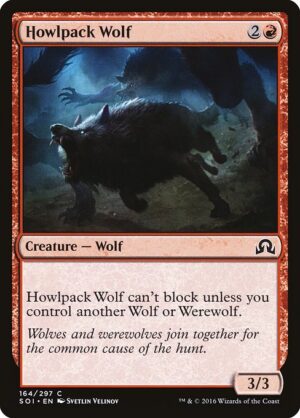 Howlpack Wolf<br /><span class="collector-number">Collector No. 164</span>