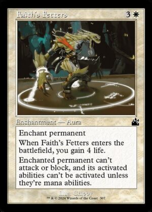 Faith's Fetters (Retro Frame)<br /><span class="collector-number">Collector No. 307</span>