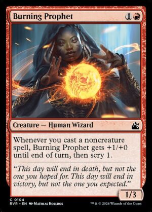 Burning Prophet - Foil<br /><span class="collector-number">Collector No. 104</span>