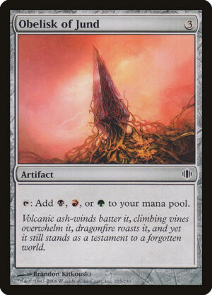Obelisk of Jund<br /><span class="collector-number">Collector No. 215</span>
