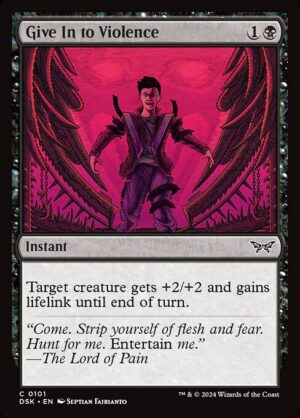 Give In to Violence - Foil<br /><span class="collector-number">Collector No. 101</span>