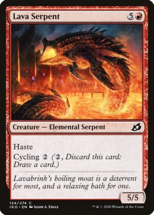 Lava Serpent<br /><span class="collector-number">Collector No. 124</span>
