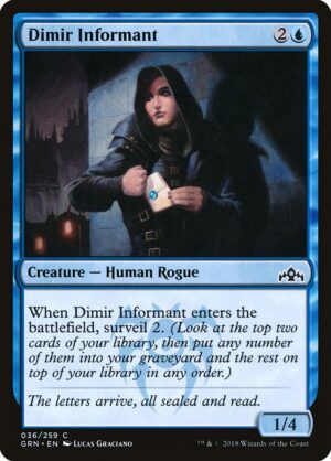 Dimir Informant<br /><span class="collector-number">Collector No. 36</span>