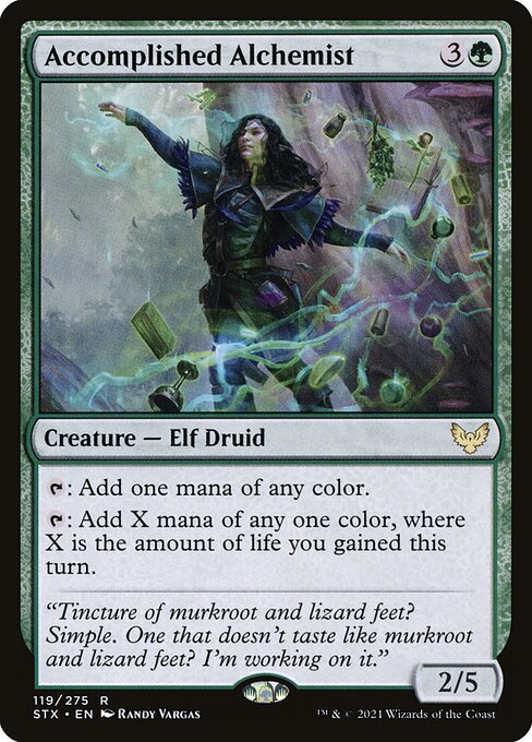 Accomplished Alchemist - Foil<br /><span class="collector-number">Collector No. 119</span>