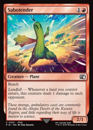Sabotender<br /><span class="collector-number">Collector No. 153</span>