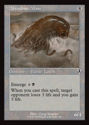 Abundant Maw - Foil<br /><span class="collector-number">Collector No. 329</span>