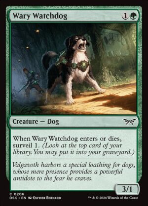 Wary Watchdog<br /><span class="collector-number">Collector No. 206</span>