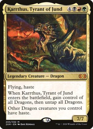 Karrthus, Tyrant of Jund<br /><span class="collector-number">Collector No. 205</span>