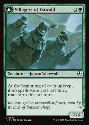 Villagers of Estwald // Howlpack of Estwald - Foil<br /><span class="collector-number">Collector No. 224</span>