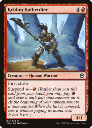 Keldon Halberdier<br /><span class="collector-number">Collector No. 135</span>