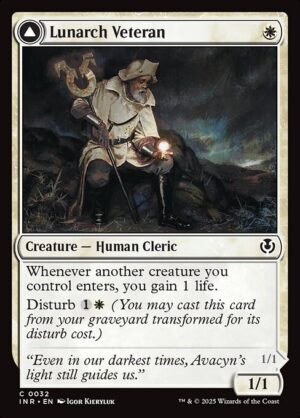 Lunarch Veteran // Luminous Phantom - Foil<br /><span class="collector-number">Collector No. 32</span>