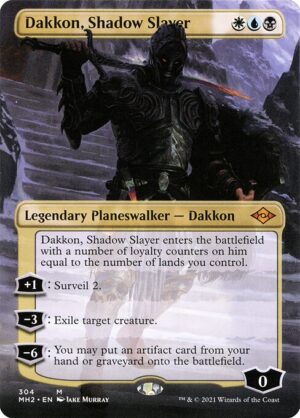 Dakkon, Shadow Slayer<br /><span class="collector-number">Collector No. 304</span>