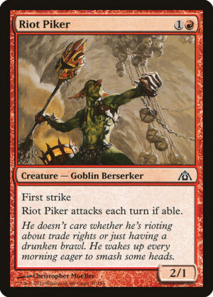 Riot Piker<br /><span class="collector-number">Collector No. 37</span>