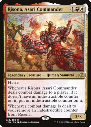 Risona, Asari Commander<br /><span class="collector-number">Collector No. 233</span>