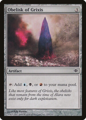 Obelisk of Grixis<br /><span class="collector-number">Collector No. 214</span>
