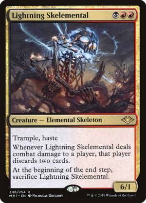 Lightning Skelemental<br /><span class="collector-number">Collector No. 208</span>