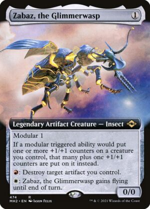 Zabaz, the Glimmerwasp<br /><span class="collector-number">Collector No. 474</span>