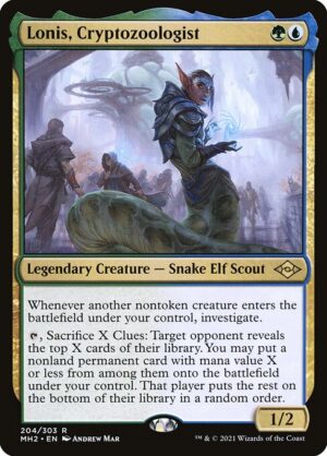 Lonis, Cryptozoologist<br /><span class="collector-number">Collector No. 204</span>
