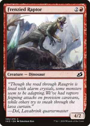 Frenzied Raptor<br /><span class="collector-number">Collector No. 120</span>