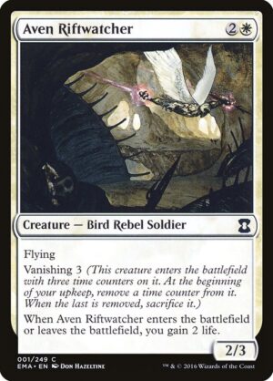 Aven Riftwatcher<br /><span class="collector-number">Collector No. 1</span>