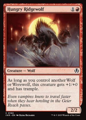 Hungry Ridgewolf - Foil<br /><span class="collector-number">Collector No. 160</span>