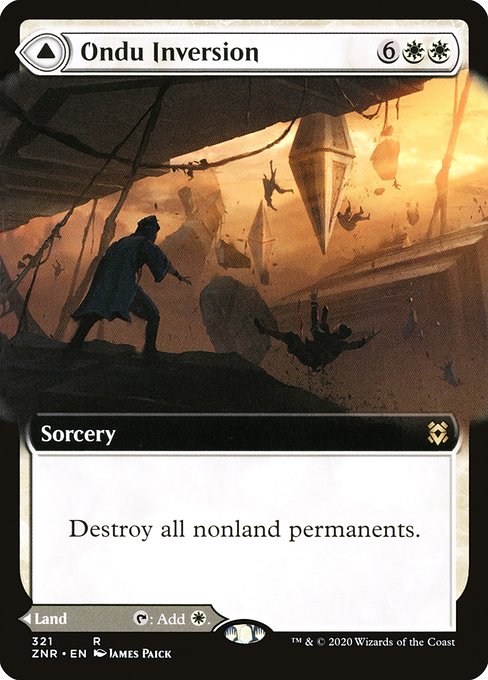 Ondu Inversion // Ondu Skyruins<br /><span class="collector-number">Collector No. 321</span>
