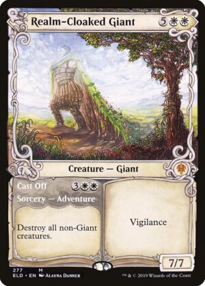 Realm-Cloaked Giant // Cast Off<br /><span class="collector-number">Collector No. 277</span>
