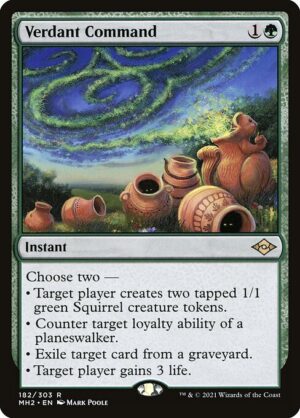 Verdant Command<br /><span class="collector-number">Collector No. 182</span>