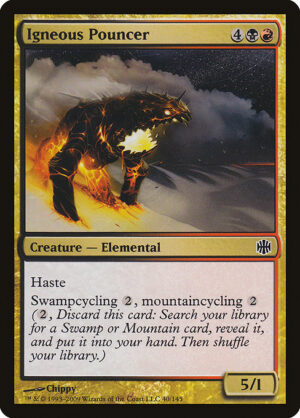 Igneous Pouncer<br /><span class="collector-number">Collector No. 40</span>
