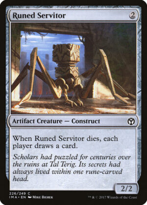 Runed Servitor - Foil<br /><span class="collector-number">Collector No. 226</span>
