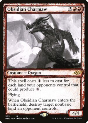 Obsidian Charmaw<br /><span class="collector-number">Collector No. 353</span>