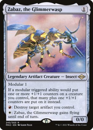 Zabaz, the Glimmerwasp<br /><span class="collector-number">Collector No. 243</span>