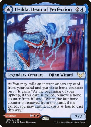 Uvilda, Dean of Perfection // Nassari, Dean of Expression - Foil<br /><span class="collector-number">Collector No. 160</span>