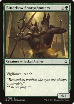 Bitterbow Sharpshooters - Foil<br /><span class="collector-number">Collector No. 112</span>