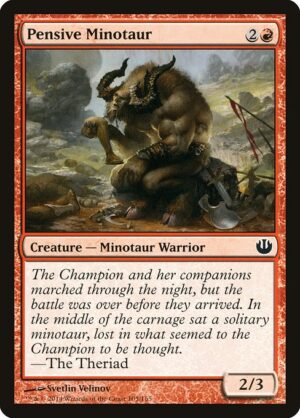 Pensive Minotaur<br /><span class="collector-number">Collector No. 105</span>