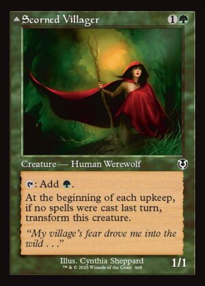 Scorned Villager // Moonscarred Werewolf<br /><span class="collector-number">Collector No. 468</span>
