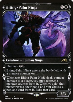 Biting-Palm Ninja<br /><span class="collector-number">Collector No. 338</span>