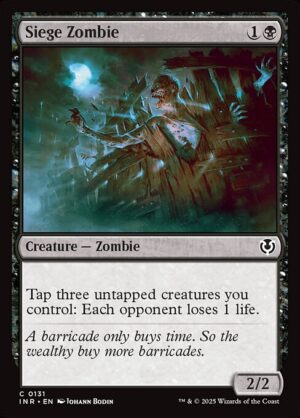 Siege Zombie - Foil<br /><span class="collector-number">Collector No. 131</span>