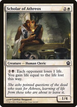 Scholar of Athreos<br /><span class="collector-number">Collector No. 28</span>