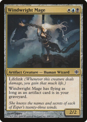 Windwright Mage<br /><span class="collector-number">Collector No. 208</span>