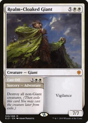 Realm-Cloaked Giant // Cast Off<br /><span class="collector-number">Collector No. 26</span>
