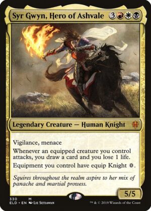 Syr Gwyn, Hero of Ashvale<br /><span class="collector-number">Collector No. 330</span>