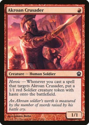 Akroan Crusader<br /><span class="collector-number">Collector No. 111</span>