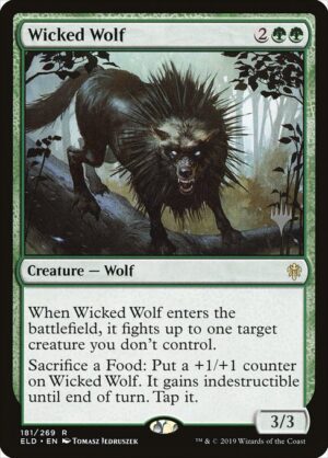 Wicked Wolf - Foil<br /><span class="collector-number">Collector No. 181p</span>