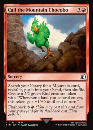 Call the Mountain Chocobo - Foil<br /><span class="collector-number">Collector No. 131</span>
