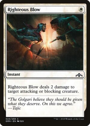 Righteous Blow<br /><span class="collector-number">Collector No. 23</span>