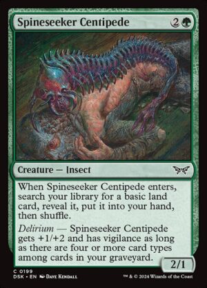 Spineseeker Centipede<br /><span class="collector-number">Collector No. 199</span>