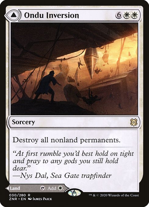 Ondu Inversion // Ondu Skyruins - Foil<br /><span class="collector-number">Collector No. 30</span>