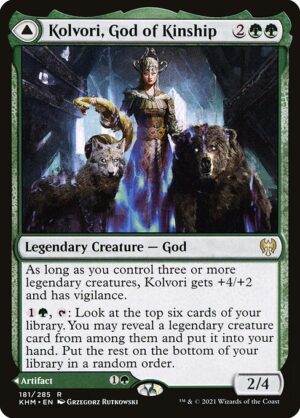 Kolvori, God of Kinship // The Ringhart Crest<br /><span class="collector-number">Collector No. 181</span>