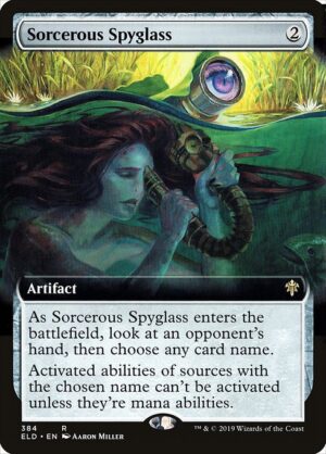 Sorcerous Spyglass<br /><span class="collector-number">Collector No. 384</span>